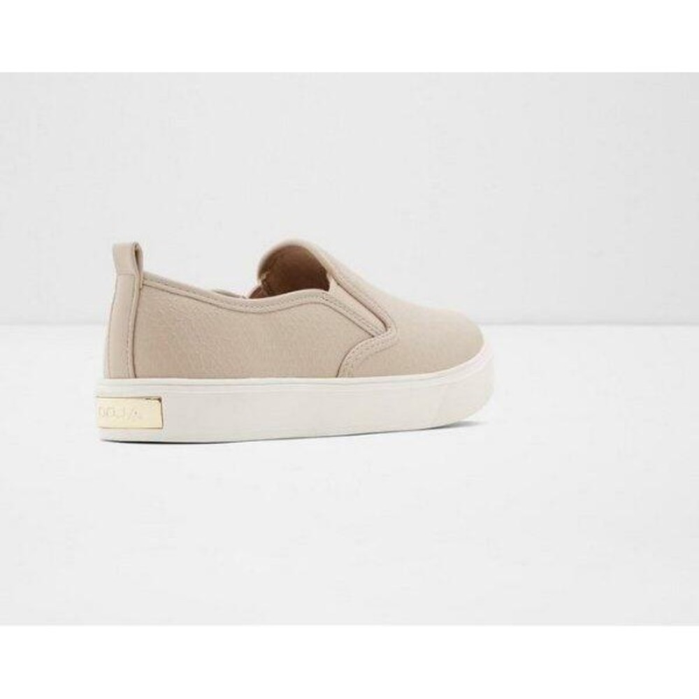 NIB Women's Aldo Jille Slip On Fashion Sneaker Platform Bone 8 - Picture 3 of 5